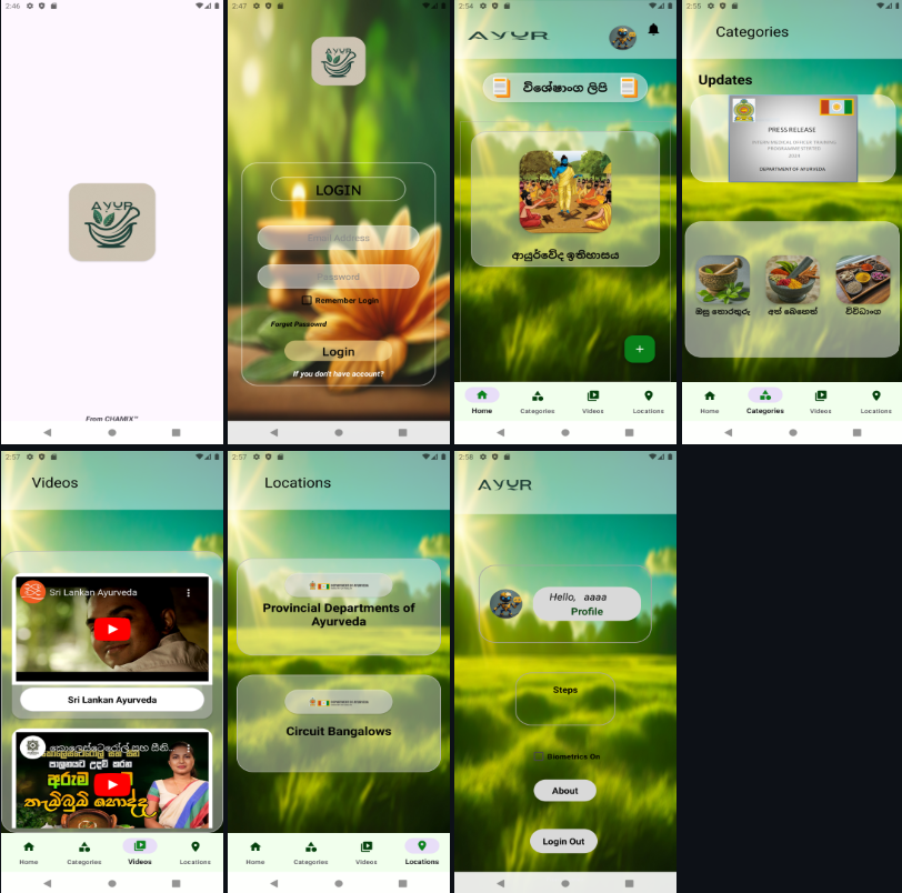 Ayurvedic Android Mobile App